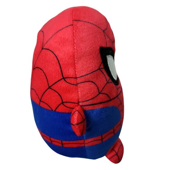 Marvel Cuutopia Spiderman 6" Plush Toy 2022 Mattel Red & Blue - Picture 6 of 7